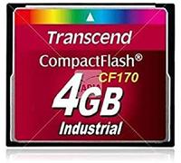 Transcend TS4GCF170 - Memoria Compact Flash de 4 GB (Clase: 6)