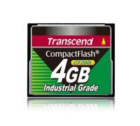 Transcend TS4GCF200I - Memoria Compact Flash de 4 GB, Negro