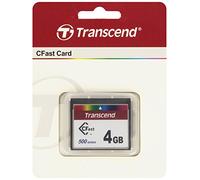 Transcend TS4GCFX500 - Memoria Compact Flash de 4 GB, Negro
