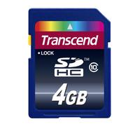 Transcend TS4GSDHC10 - Tarjeta de memoria de 4 GB (clase 10, 20 MB/s)