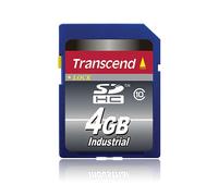Transcend TS4GSDHC10I - Tarjeta de Memoria SecureDigital de 4 GB (Conmutador protección contra Escritura, Clase: 10), Azul