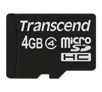 Transcend TS4GUSDC4 - Tarjeta de Memoria Flash Micro SDHC de 4 GB