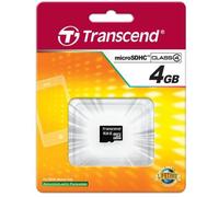 Transcend ts4gusdc4 - tarjeta de memoria flash micro sdhc de 4 gb
