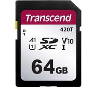 Transcend TS64GSDC420T - Tarjeta SD de 64 GB v30 Video Speed Class