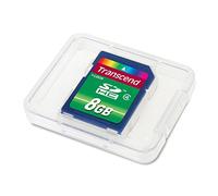 Transcend TS8GSDHC4 - Tarjeta de memoria SecureDigital de 8 GB (clase 4), Azul