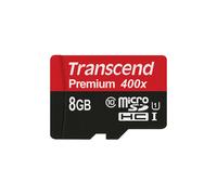 Transcend TS8GUSDCU1 microSDXC/SDHC Clase 10 UHS-I 400x (Premium) 8 GB