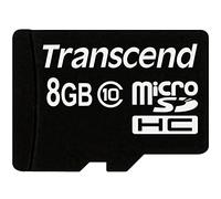 Transcend TS8GUSDHC10 - Tarjeta de Memoria Flash Micro SDHC de 8 GB