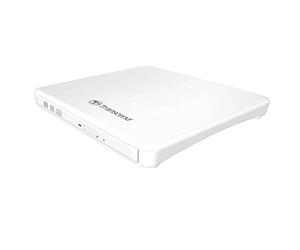 Transcend TS8XDVDS-W - Unidad de DVD Externa (DVD-RW, 8X, USB), Blanco
