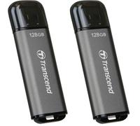 Transcend USB JetFlash 920-128GB Memoria Flash USB 3.2 Gen 1 Lectura hasta 420 MB/s (Paquete de 2)