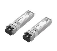 Transceptor 10GBase-SR SFP+, 850nm MMF, hasta 300 metros, compatible con Cisco SFP-10G-SR, Meraki MA-SFP-10GB-SR, Ubiquiti UniFi UF-MM-10G, Fortinet, Mikrotik, Netgear, TP-Link y más (2 paquetes)