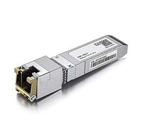 Transceptor 10GBase-T SFP+ a RJ-45, 10 Gbe SFP+ módulo Ethernet CAT.6a de cobre, hasta 30 metros, para Cisco SFP-10G-T-S, Meraki, Ubiquiti UniFi UF-RJ45-10G, Fortinet, Netgear AXM765, Supermicro