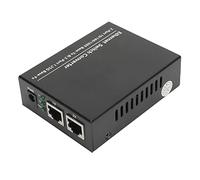Transceptor de Fibra óptica, Convertidor de Medios de Fibra SFP a RJ45, Indicador LED, Modo de Transmisión Full Duplex, Transmisión de 120 Km, Compatible con Módulos SFP de Fibra