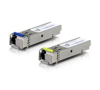 Transceptor de Fibra Ubiquiti UF-SM-1G-S SFP 1G BiDi LC Pack 2 Unidades Monomodo 3km
