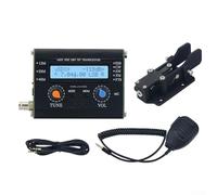 Transceptor HF USDX QRP de 5 W para bandas de 15 m, 20 m, 40 m, todos los modos SSB/CW/AM/FM de onda corta con micrófono integrado, altavoz y decodificador CW, conector BNC,