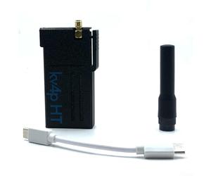 Transceptor KV4P HT V2.0, VHF/UHF de doble banda PPT, USB-C para radio Android fuera de la red, 1 W para apr (cable de datos)