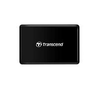 Transcned RDF8 - Lector de Tarjetas, conector USB tipo A, ranura SD, microSD, MS, y CF, Negro