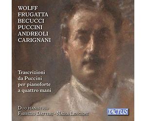 Transcriptions d'oeuvres de Puccini pour piano à 4 mains. Datteri, Lencioni.