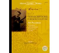 Transcriptions for Solo Guitar: Sin palabras. guitar.