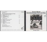 Transcriptions pour piano d'oeuvres de Bach