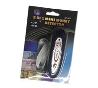 Transductor de luz fluorescente portátil con LED para falsificación, seguridad financiera, profesional, transductor de dinero