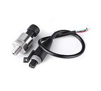 Transductor de presión, Akozon Sensor de presión de acero inoxidable, transmisor 1/8 pulgada NPT DC 0.5-4.5V para compresor de aire, aceite,agua,cerámica(200PSI)