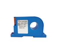 Transductor de presión SWK-10 Sensor corriente Hall AC DC amperio transductor transmisor 10A 20A 30A 50A 1000A entrada 4-20mA convertidor salida(0-5v Output,DC 0-380A-22MM HOLE-DC24V POWER SUPPLY)