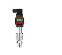 Transductor de presión y temperatura con salida de 4-20 mA, rango de -1 a 1000 bar, conexión G1/4 y alimentación de 24 V CC.(0-1000bar LCD 4-20mA)
