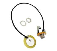 Transductor Piezoeléctrico Con Captador De Zumbador Amplificador Precableado Con Conector De Salida De 6,35 Mm Para Guitarra Acústica Ukelele Caja De Puros Y Guitarra Accesorios para pastillas de guit