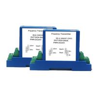 Transductor transmisor de frecuencia, 0-100KHZ, 1KHZ, 50KHZ a 4-20mA, 0-10V, instalación en Riel DIN, potencia DC24V, 1 Uds.(0-10V output,50M HZ_AC 380V INPUT)