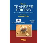 Transfer Pricing (Domestic & International Transactions) [Paperback] CA. Divakar Vijayasarathy