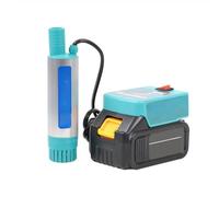 Transferencia de aceite eléctrica inalámbrica de 24 V para baterías de litio Mt - 40-60 L/min caudal 4-6 m elevación 2,4 m cable aleación plástico construcción combustible maniobrable