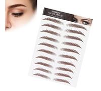 Transferencia de Cejas, Etiqueta Engomada del Tatuaje de la Ceja Etiqueta Engomada de la Transferencia de la Ceja para las Mujeres, Etiquetas Engomadas del Tatuaje de las Cejas Tatuajes(MARRÓN-02)