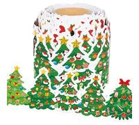 Transferencias decorativas para fronteras de celebración, para puertas de particiones, plan creativo de Navidad, transferencias de papel de Navidad personalizables