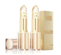 Transferproof Color Changing Lipstick, Color Changing Lipstick Gold Foil for Women Long Lasting 24 Hours, Moisturizing Glossy Shine Lip Gloss, Warm Change Moisturizing Lip Balm, Deep Nourishment (#2)