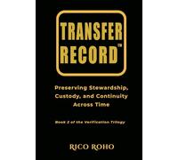 TransferRecord: Preserving Stewardship, Custody, and Continuity Across Time (Sci-Phi Foundations)