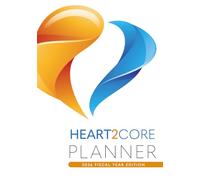 Transform Your Life with The HEART2CORE Planner: Your Ultimate 2026 Fiscal Year Companion for Intentional Living, Inspired Action & Productivity. 7x10” for Guaranteed Results.