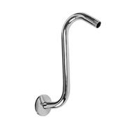 Transforma tu ducha portátil con elevadores de cuello de cisne, brazo de extensión en cromo, incluye bridas, accesorio de ducha de uso diario