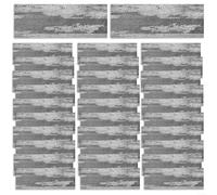 Transforma tu espacio con azulejos de despegar y protector contra salpicaduras, estilo ladrillo mate de PVC de 4 x 8 pulgadas (32 piezas)