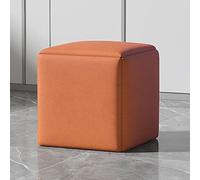 Transforma tu espacio vital con el versátil sillón otomano 5 en 1 cubo, taburetes apilables con ruedas giratorias y taburete cuadrado de tela con tecnología para sala de estar/comedor