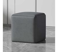 Transforma tu espacio vital con el versátil sillón otomano 5 en 1 cubo, taburetes apilables con ruedas giratorias y taburete cuadrado de tela con tecnología para sala de estar/comedor