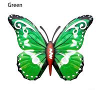 Transforma tu jardín con mariposas de metal bellamente diseñadas, idea de decoración única (verde)