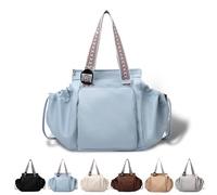 Transformable Cradle Bag Travel Storage Bag, New Multi-Function Travel Organizer, Large Capacity Versatile Duffel & Backpack (Blue)