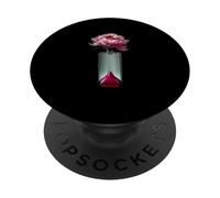Transformación de una Flor de peonía en Flor en Perfume de Vidrio PopSockets PopGrip Adhesivo