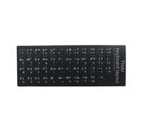 Transformación revitalizante del teclado, pegatinas para teclado tailandés e inglés con materiales de primera calidad, mejora tu experiencia de