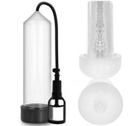 Transformación total con la bomba de pene transparente RX7 - Descubra el poder redefinido, Ancho 60 mm, Longitud 240 mm, Departamento HOMBRE, Poids 0.000 Kg, Colores Blanco