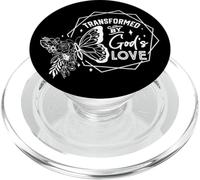 Transformado por el Amor de Dios Fe inspiradora PopSockets PopGrip para MagSafe