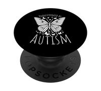 Transformado por el Autismo - Conciencia sobre el Autismo PopSockets PopGrip Adhesivo