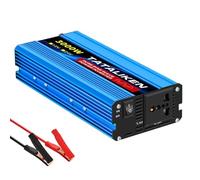 Transformador 12v A 220, Inversor de Onda sinusoidal Pura 1000-10000 W, 50/60 Hz, convertidor Potencia, Transformador Solar for Coche con Pantalla LED(3000W,12V_220V_Universal)