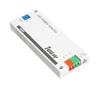 Transformador 220 V 24 V LED 100 W, con conector 3 pines para lámpara de tira LED, alimentación 24 V 100 W 4,2 A para G4, GU5.3, MR11, MR16, tira LED, Transfo AC a DC, convertidor 220 V 24 V, no