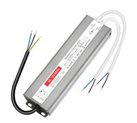 Transformador 220v a 12v, Transformador LED 12v 300w, IP67 Impermeable LED Driver, Fuente Alimentacion 12V 25A Constante, Sin ruido/sin parpadeo para bombillas y tiras LED MR16 GU5.3 MR11 G4